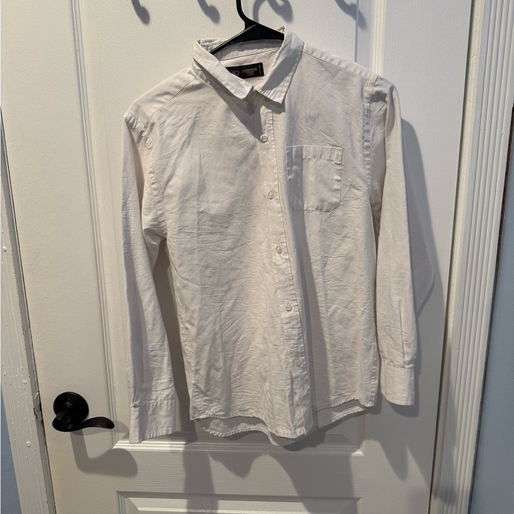 Cambridge Classics White Collared Shirt